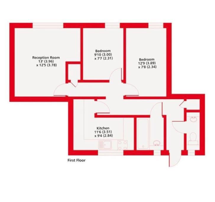 Appartement Spacious Flat Opposite The Oval Londen